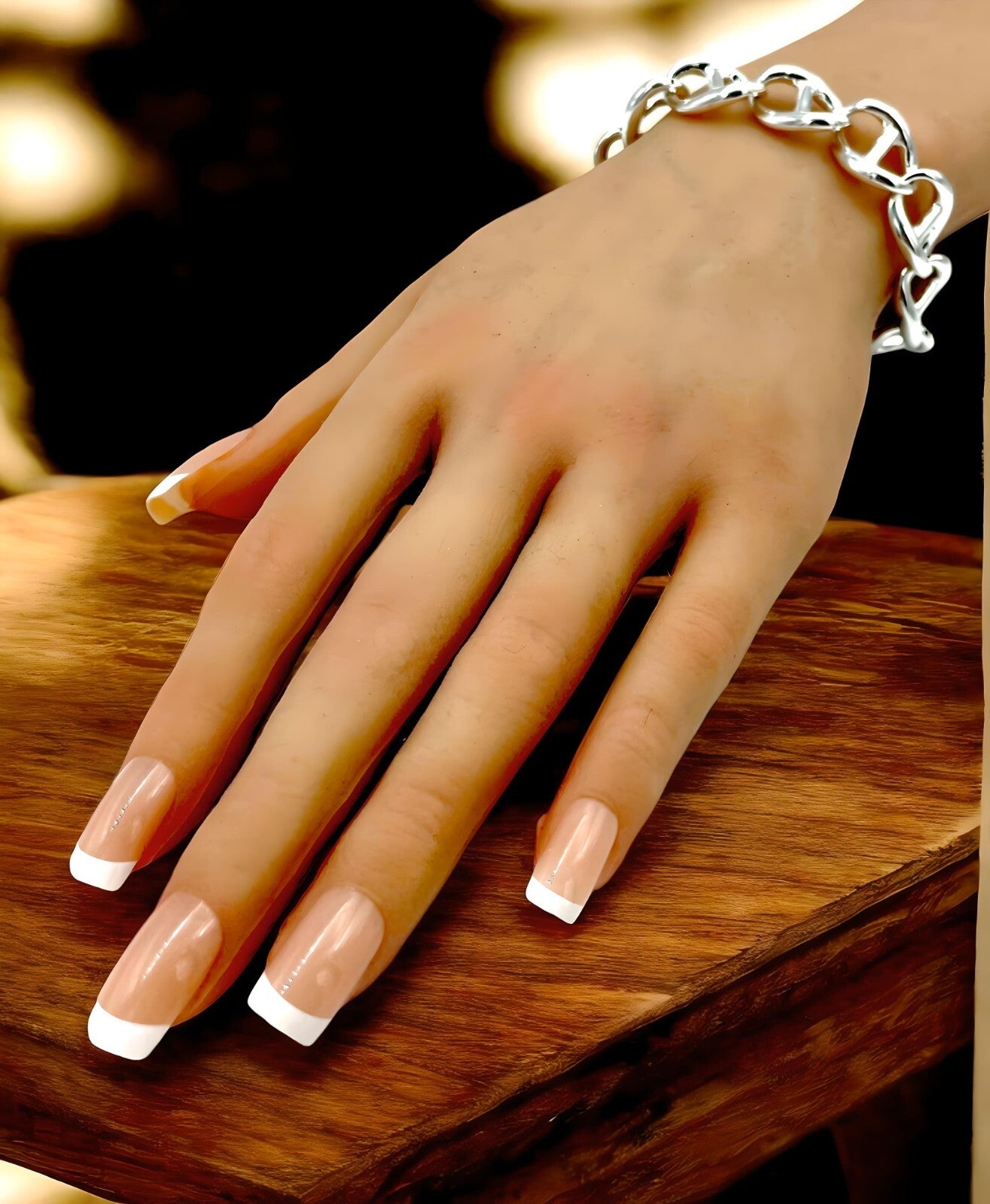 925 STERLING SILVER ANCHOR LINK 7.5" BRACELET LIGHTWEIGHT SPRING RING 1623