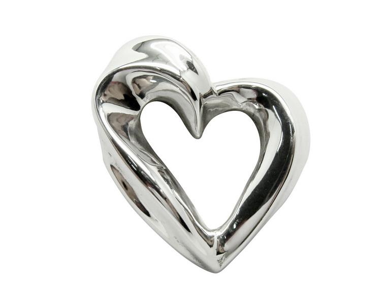925 STERLING SILVER HEART PENDANT LIGHTWEIGHT, CHAIN SOLD SEPARATELY 1611