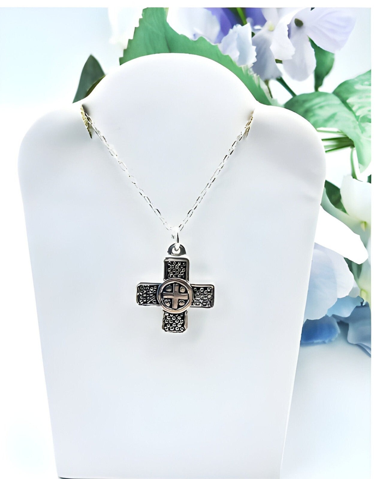925 Silver, Lightweight Celtic Cross Necklace - Chain Sold Separate 1524