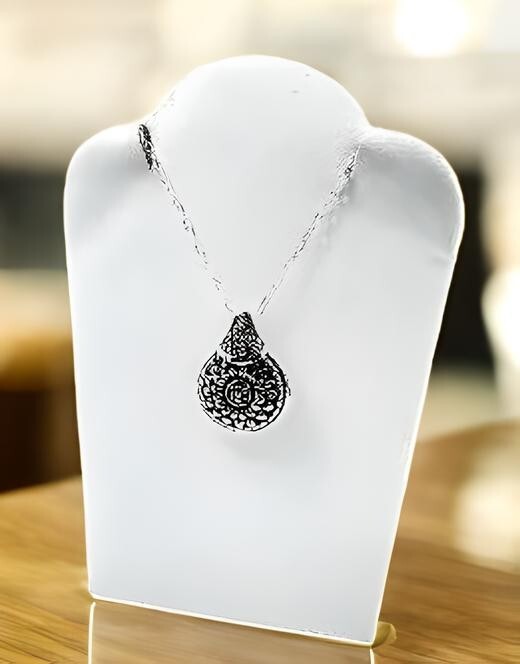 925 STERLING SILVER AZTEC PENDANT LIGHTWEIGHT, CHAIN SOLD SEPARATELY 1602