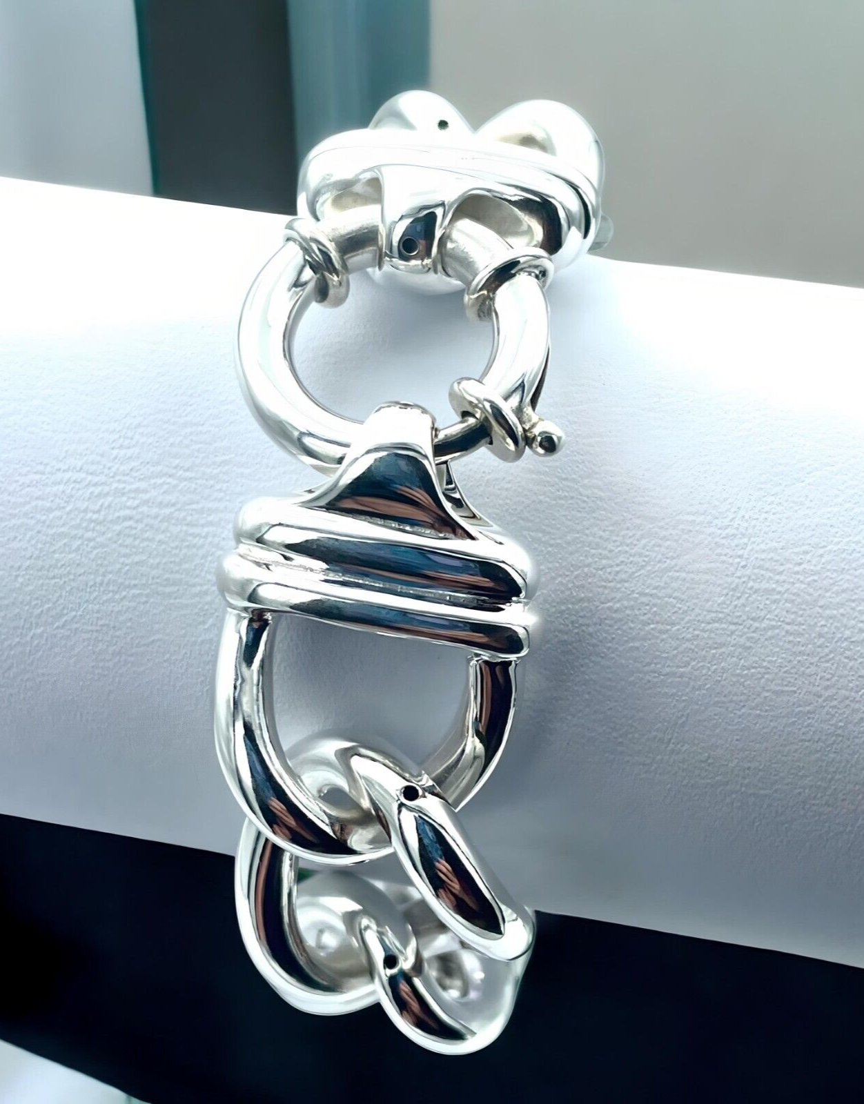 925 STERLING SILVER 8" CURB LINK BRACELET SPRING RING CLASP LIGHTWEIGHT 1644