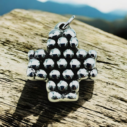 925 Sterling Silver Cross Pendant - Lightweight Charm,Chain Sold Separately 1255