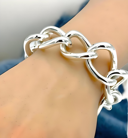 925 STERLING SILVER 8" CURB LINK BRACELET SPRING RING CLASP LIGHTWEIGHT 1644