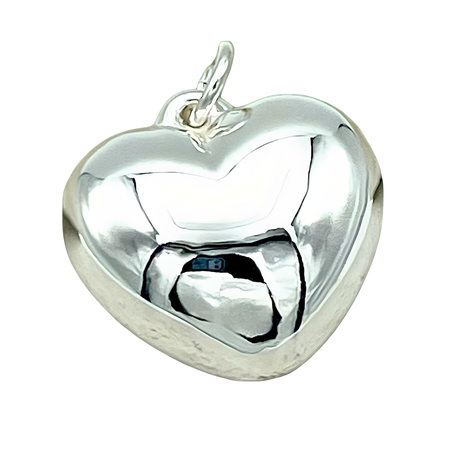 Classic Heart Pendant Lightweight In 925 Sterling Silver, Romantic Anniversary Or Birthday Gift, Optional Adjustable 16-18" Chain 1572